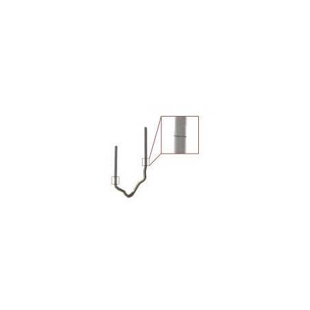 Grampo Soldar plástico 0,7mm "V" Pré Cortado (saco 100 unidades)