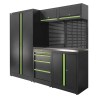 CONJUNTO DE MÓVEIS MODULARES (13 PEÇAS) - CONJUNTO COM ARMÁRIO DE DUAS PORTAS