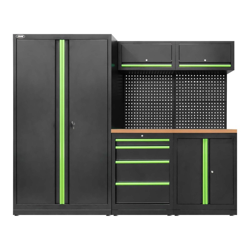 CONJUNTO DE MÓVEIS MODULARES (13 PEÇAS) - CONJUNTO COM ARMÁRIO DE DUAS PORTAS