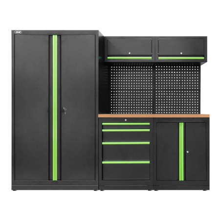 CONJUNTO DE MÓVEIS MODULARES (13 PEÇAS) - CONJUNTO COM ARMÁRIO DE DUAS PORTAS