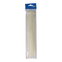 Abraçadeiras natural 300x4,8mm nylon de alta qualidade (blister 25 unid.) edm