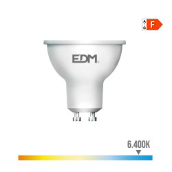Lâmpada dicroica led gu10 7w 600lm 6400k luz fria 120° ø5x5,5cm edm