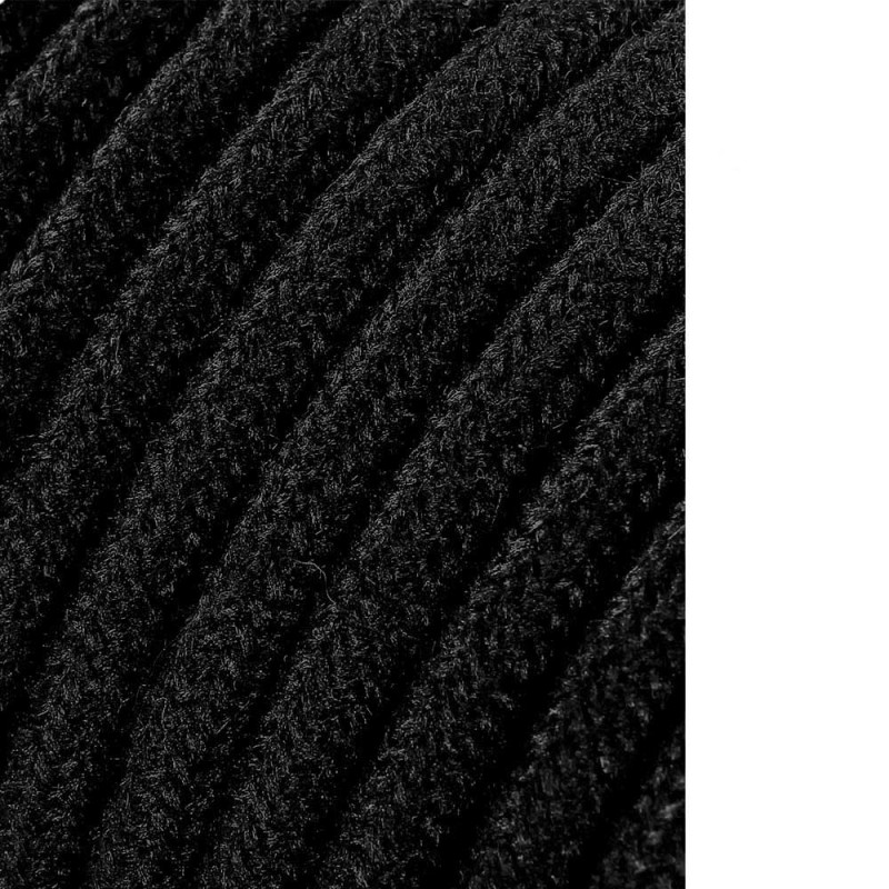 Carretel de cabo cordão tubular h03vv-f 2 x 0,75 mm preto, 25 m