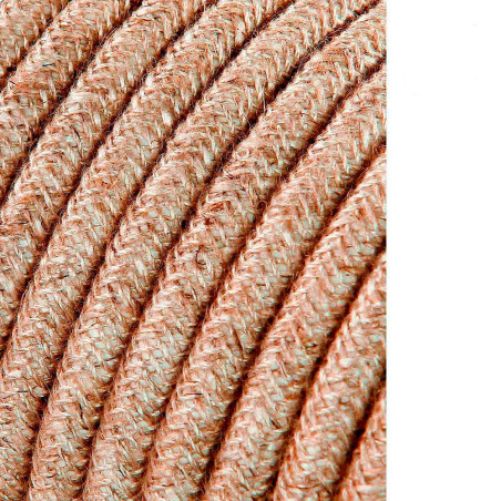 Carretel de cabo cordão tubular h03vv-f 2 x 0,75 mm linho, 25 m