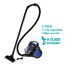 ASPIRADOR MULTICLICLÓNICO CLASSE DE ENERGIA "A" POTENCIA: 700W 2,5 L.