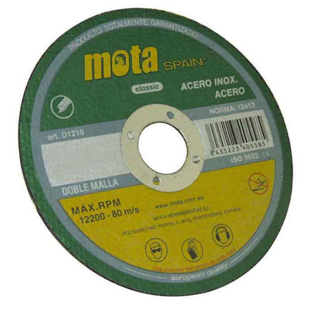Disco corte aço inox ø115 x 1,0 x 22,23 mm