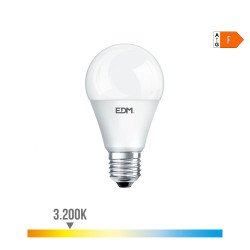 Lâmpada standard led "12v" ac/dc e27 10w 1020lm 3200k luz quente ø6x11cm edm