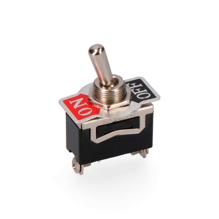 Interruptor unipolar alavanca metálica 10a 250v