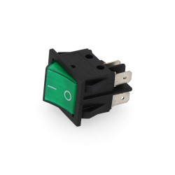 Interruptor bipolar 15a 250v verde (embalado)