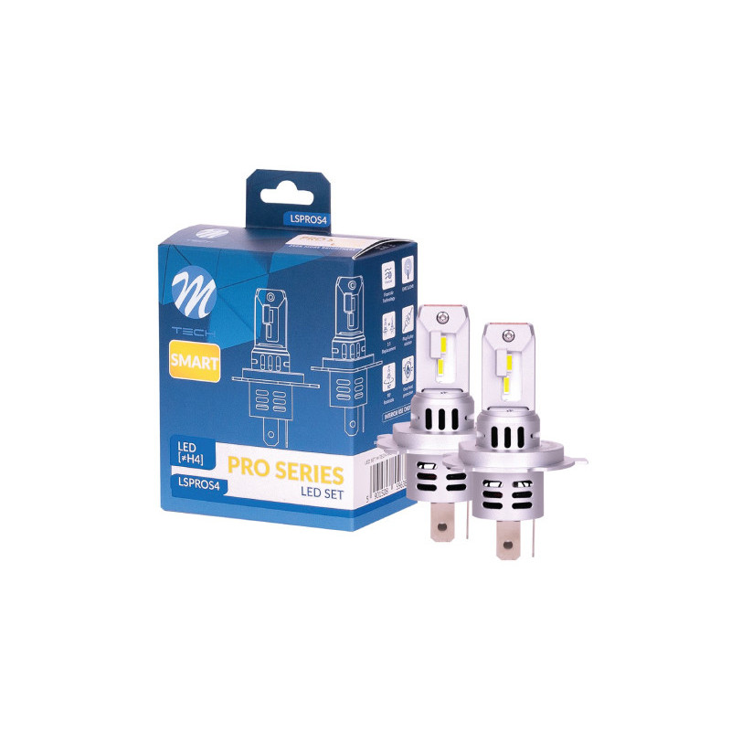LAMPADAS LED H4 12V/52W PRO SMART SERIES