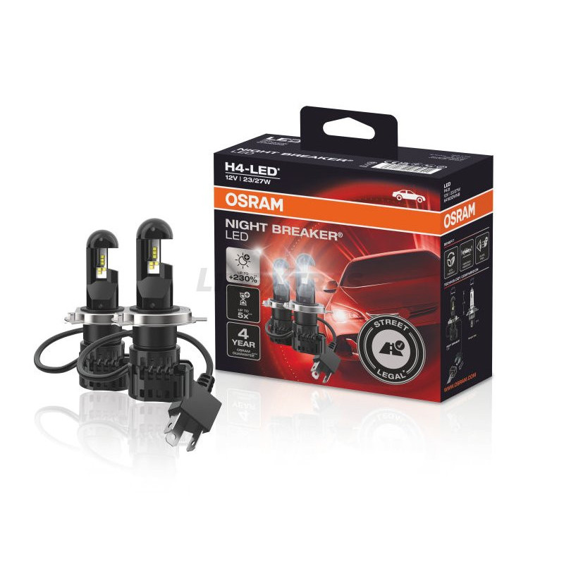 KIT LED N-BREAKER H4 12V 27/23W 6000K BL LEG OSRAM