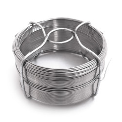 Arame aço inoxidable n° 3, 200 gr, calibre 0,80 mm x 50 m
