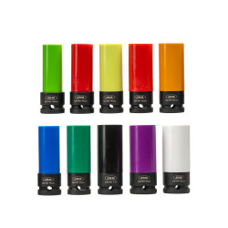 KIT DE 10 CHAVES DE IMPACTO DE 1/2"
