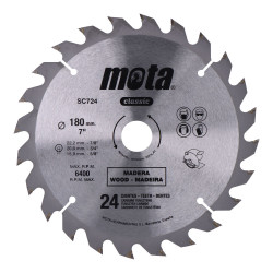 Serra circular widia ø180 mm 24 dentes
