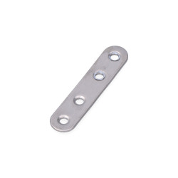 Placa de uniao aço inox 80x19x2mm