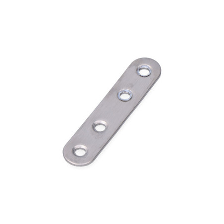 Placa de uniao aço inox 80x19x2mm