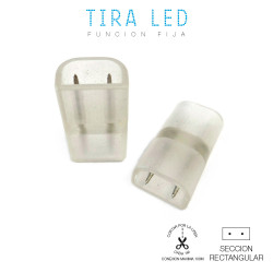 Conetor (união) reto para duas tiras led edm
