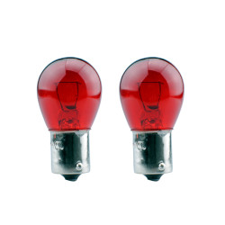 Set de 2 lampadas automovel 12v 21w bau 15 s ambar 1 polo